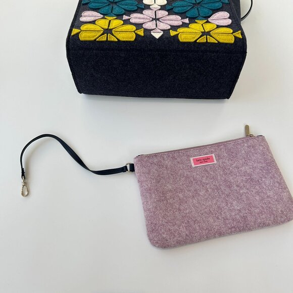 NWT Kate Spade New York Kitt Felt Large North South Tote - Picture 6 of 13